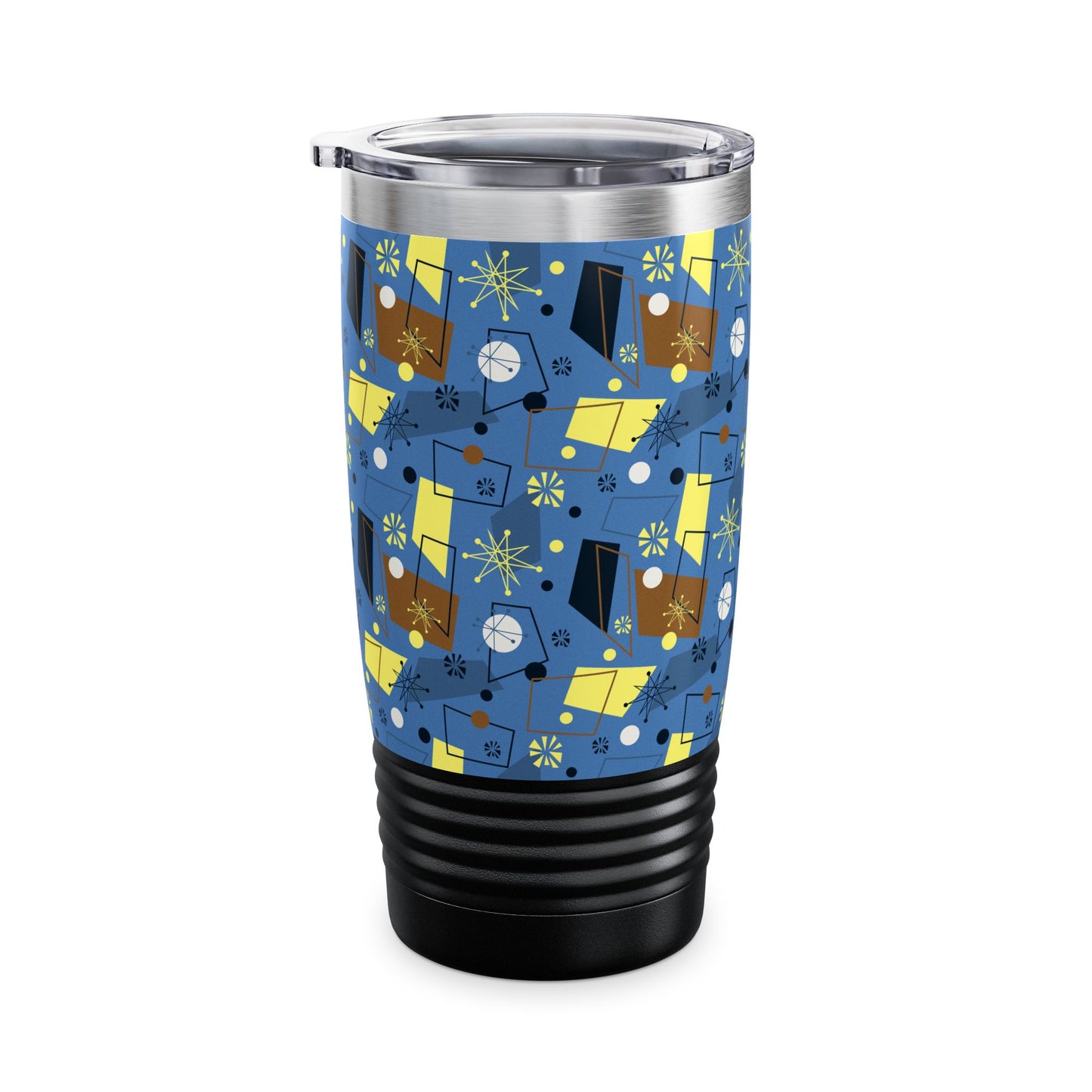 20oz Ringneck Tumbler — Mid-Century Retro Atomic Pattern