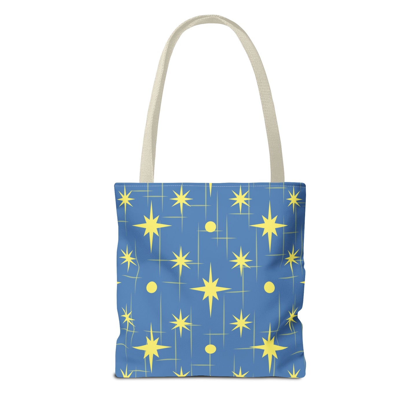 Reach for the Stars Tote Bag — Inspirational Star Pattern All-Over Print