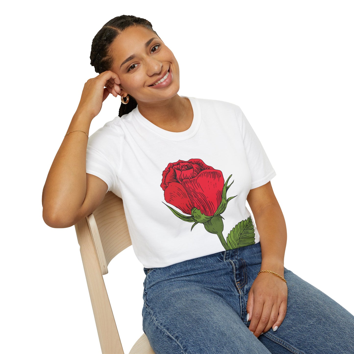 Rose Unisex Softstyle T-Shirt