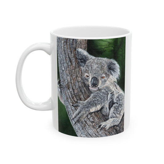 Koala Ceramic Mug — Cute Koala Coffee Cup (11oz, 15oz)