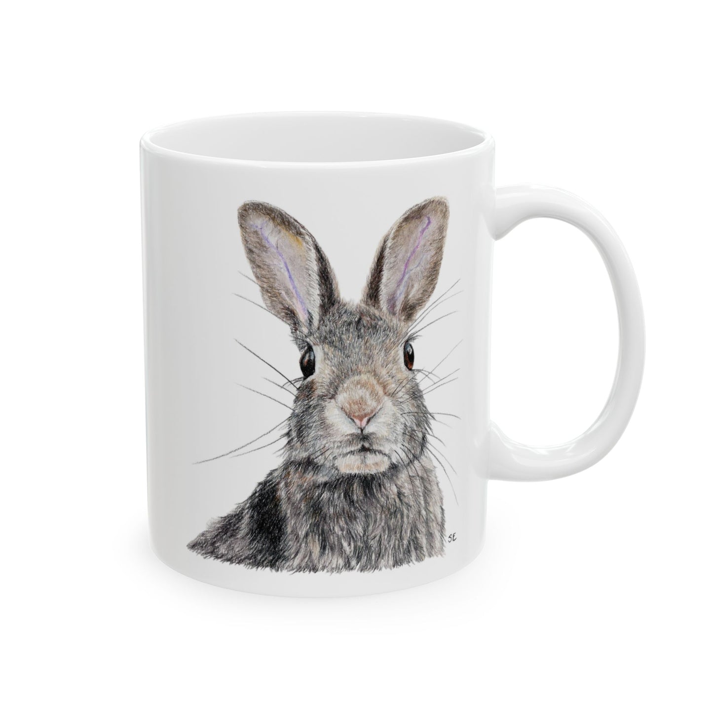 Rabbit Ceramic Mug, (11oz, 15oz)