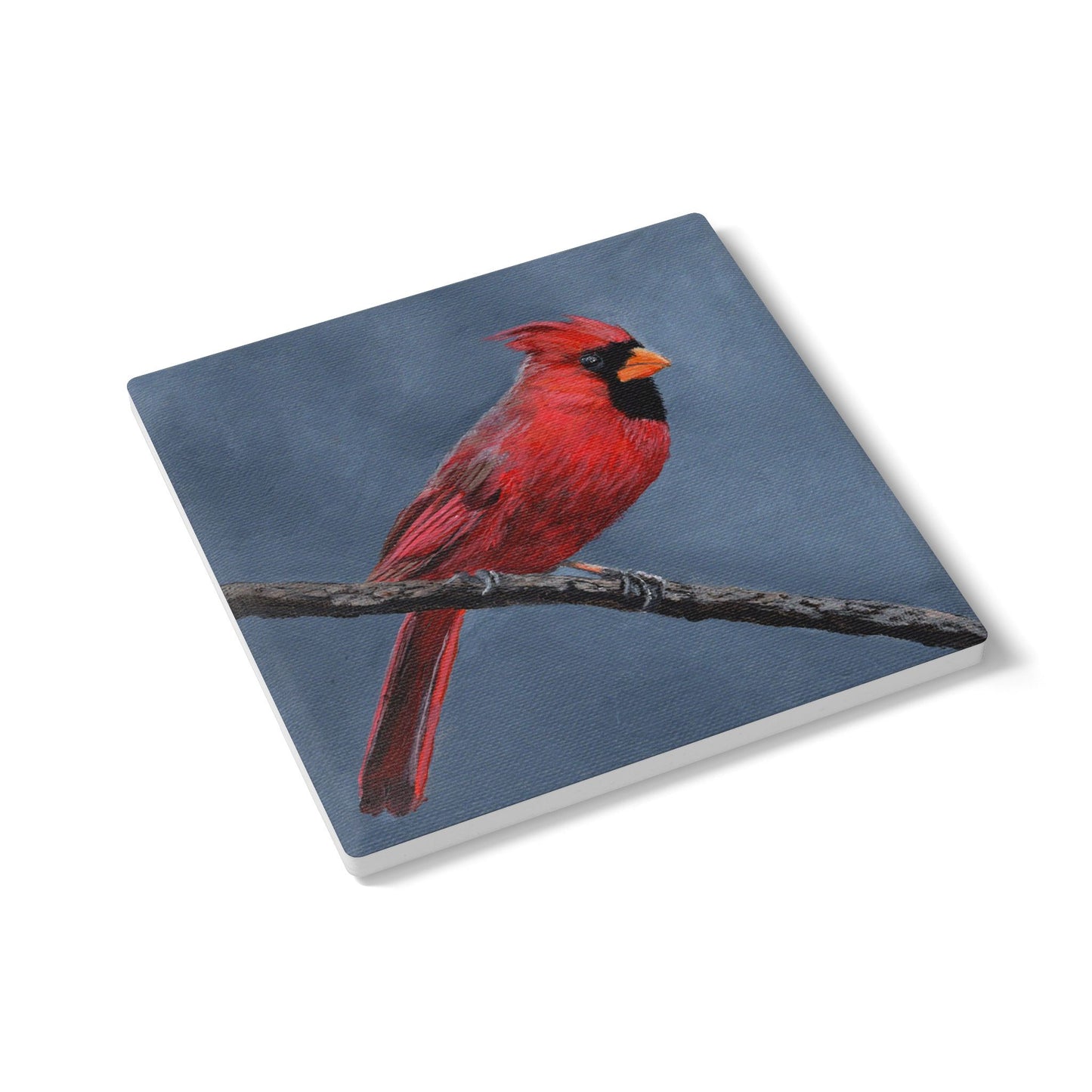 Cardinal Ceramic Coaster – Red Bird Nature Drink Coaster