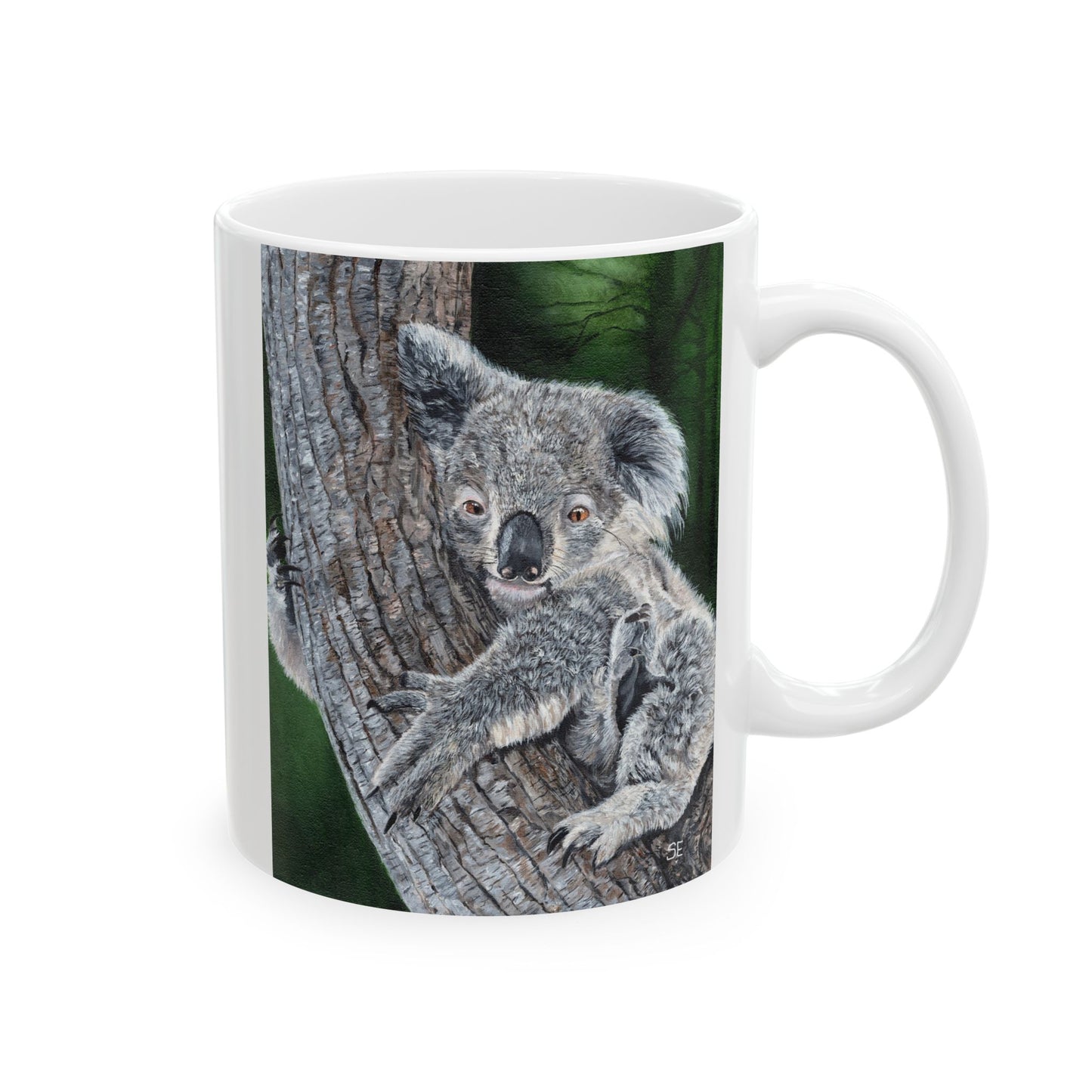 Koala Ceramic Mug — Cute Koala Coffee Cup (11oz, 15oz)