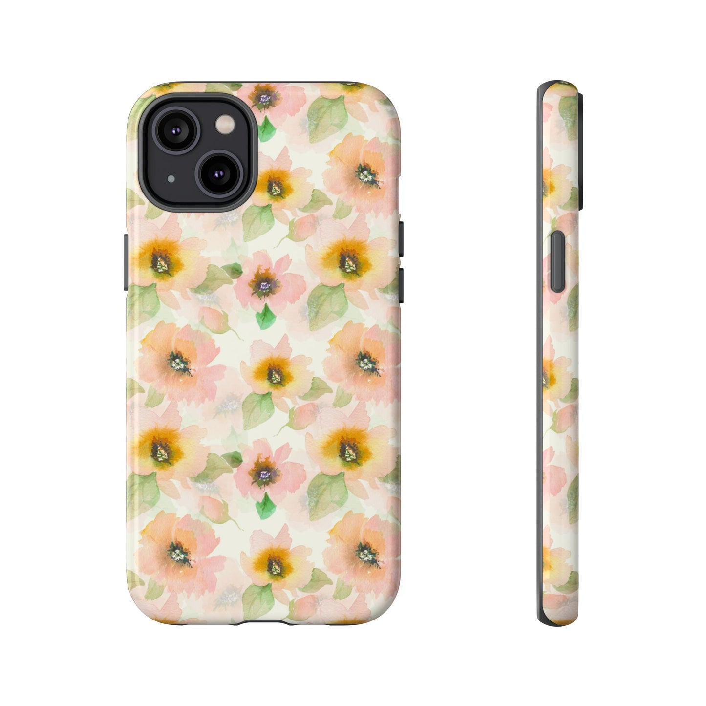 Soft Floral Pattern Tough Phone Cases