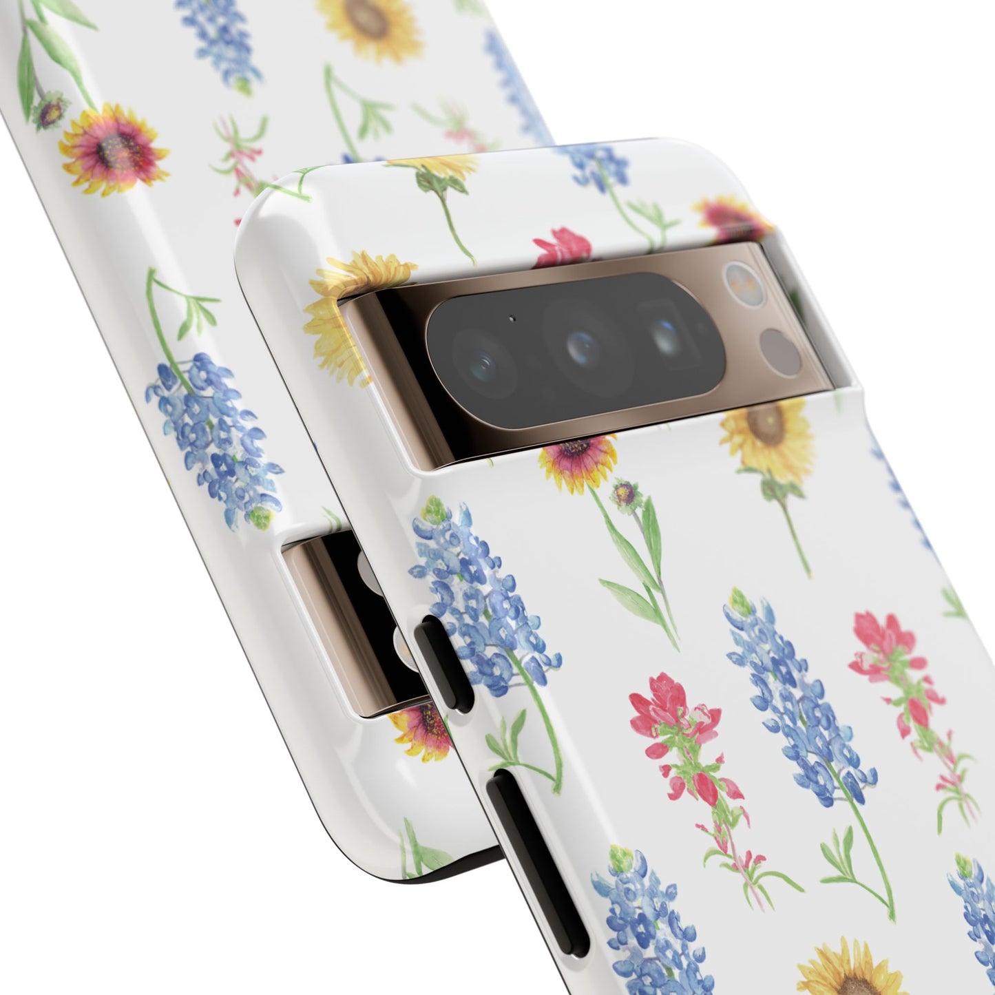 Texas Wildflower Pattern Tough Phone Cases