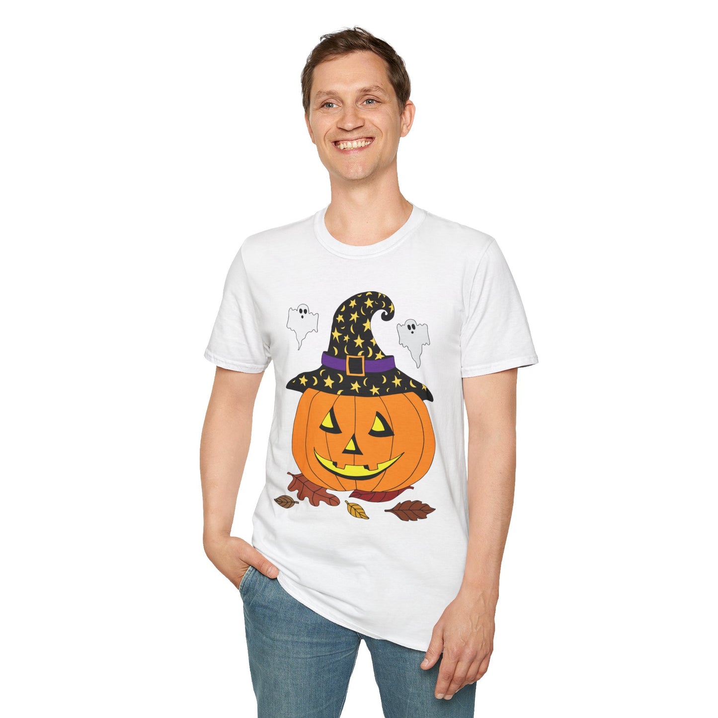 Halloween Jack O'Lantern Unisex Softstyle T-Shirt