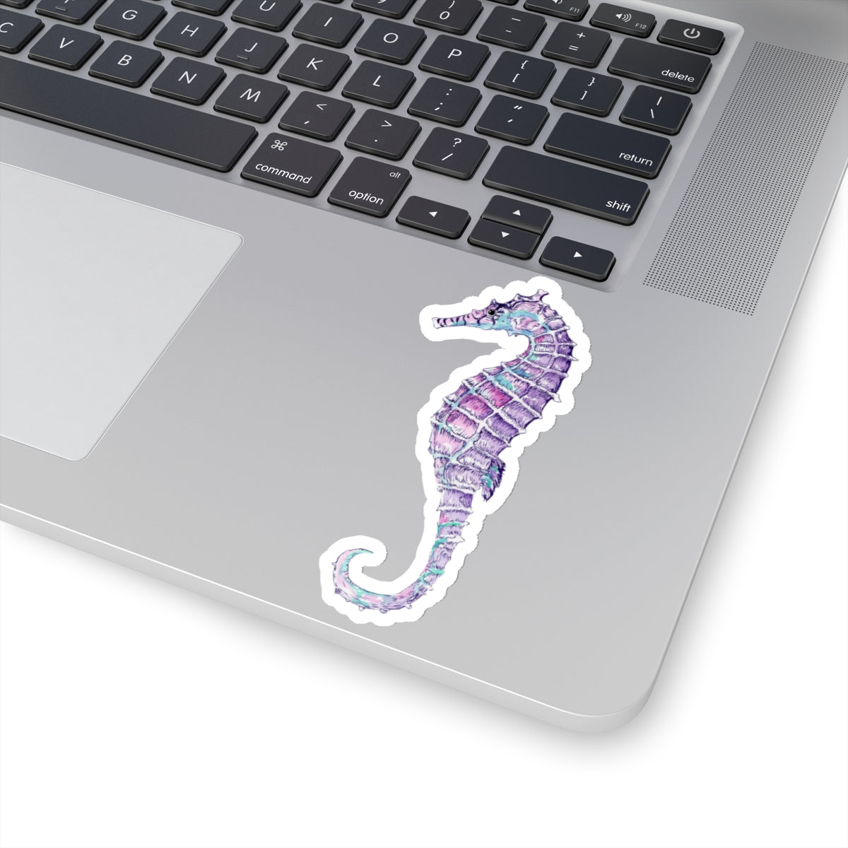 Watercolor Seahorse Kiss-Cut Stickers