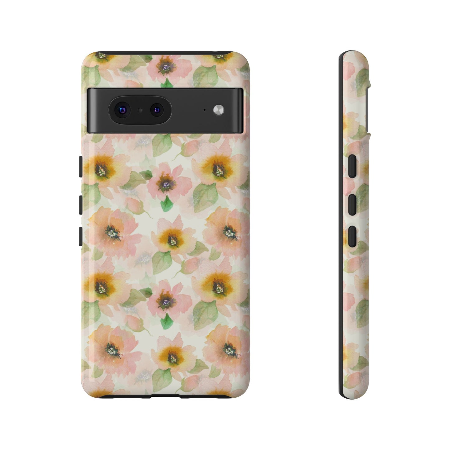 Soft Floral Pattern Tough Phone Cases