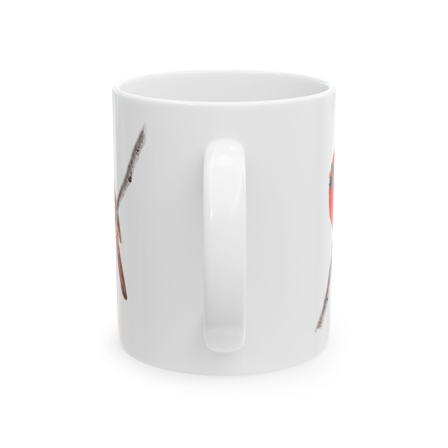 Northern Cardinal Ceramic Mug — Cardinal Coffee Cup (11oz/15oz)