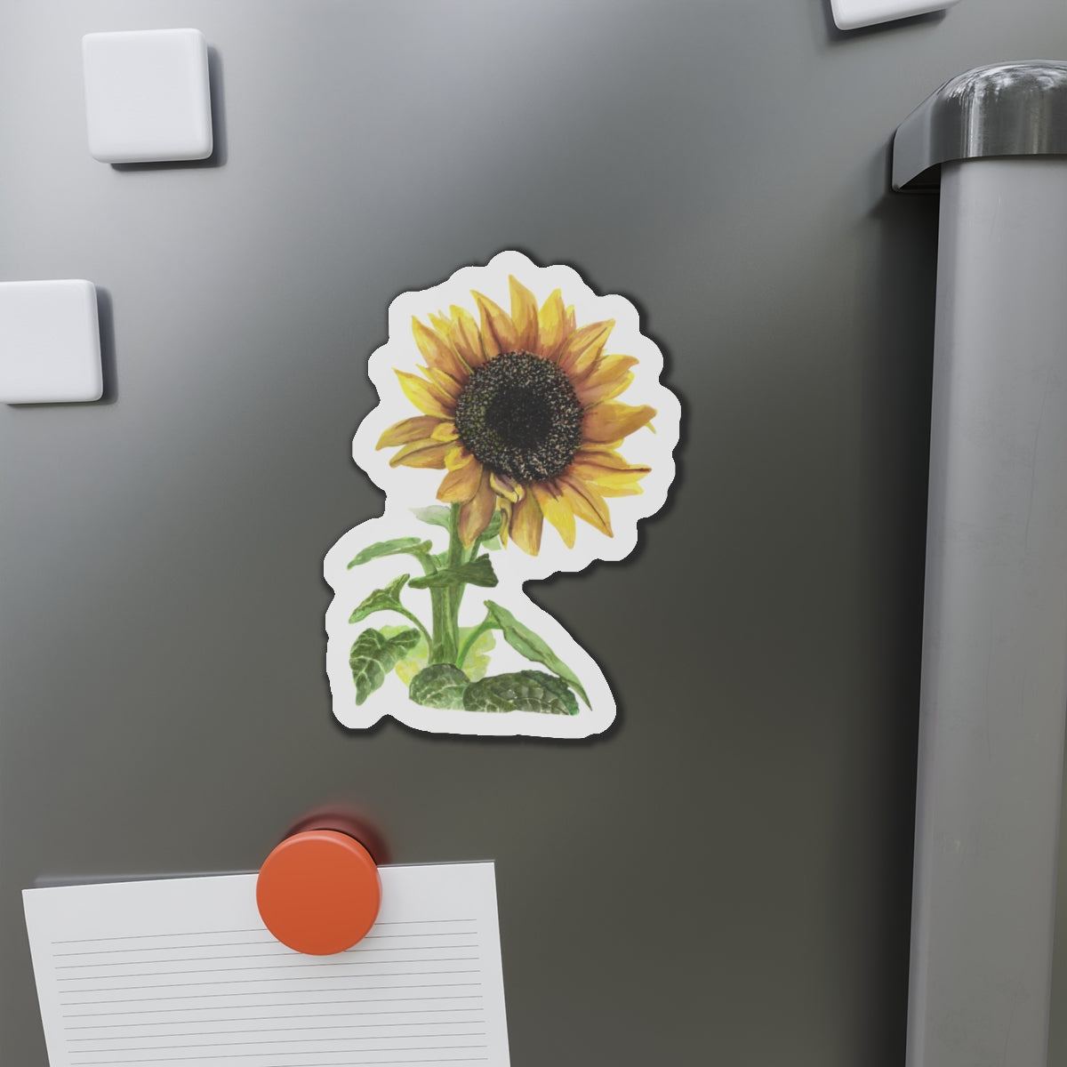 Sunflower Die-Cut Magnets