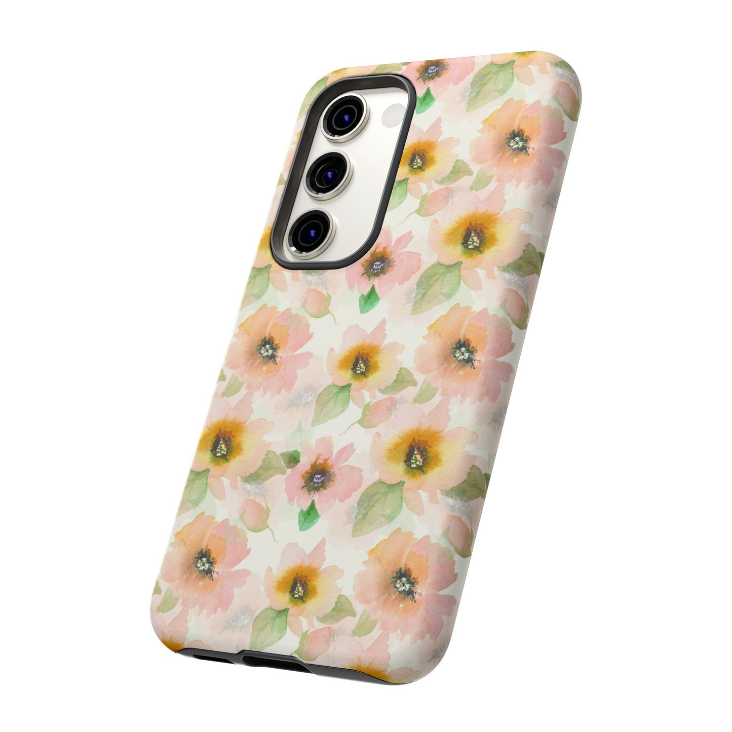 Soft Floral Pattern Tough Phone Cases