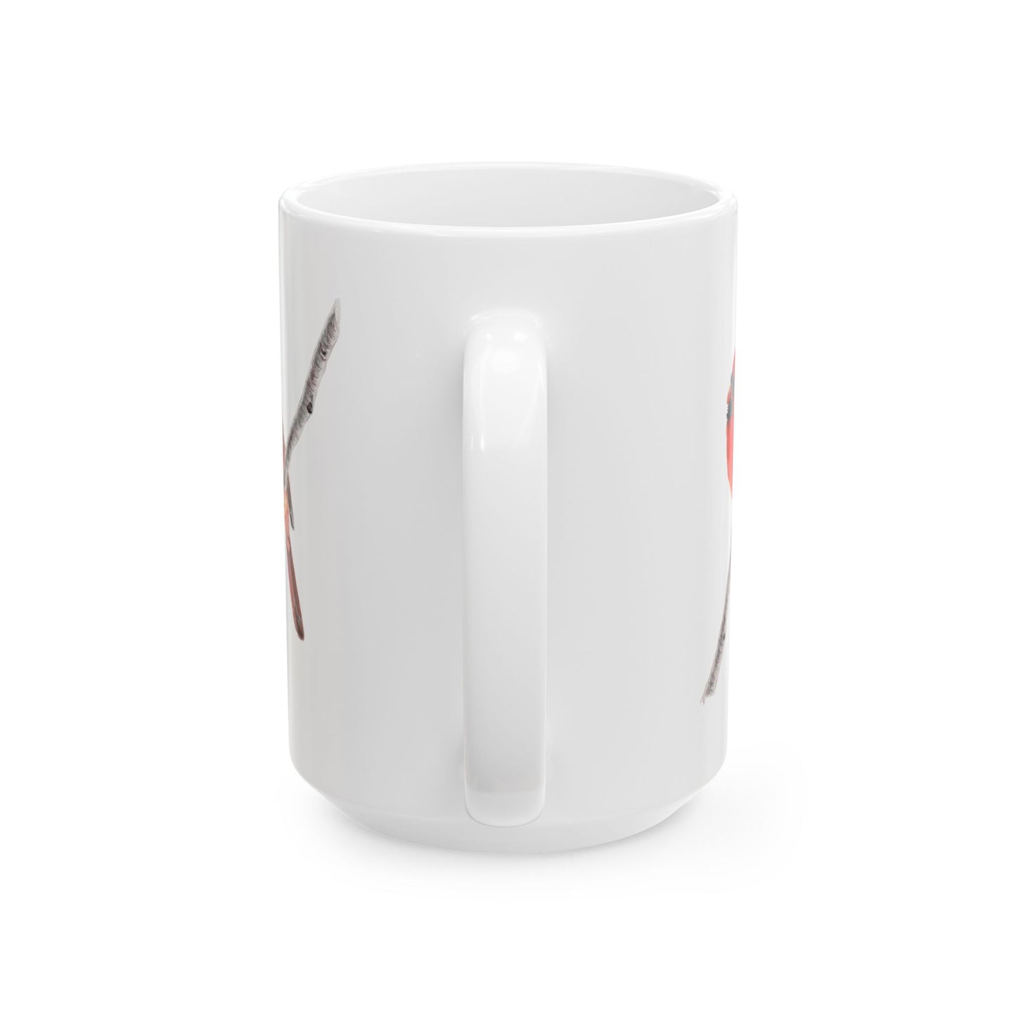 Northern Cardinal Ceramic Mug — Cardinal Coffee Cup (11oz/15oz)