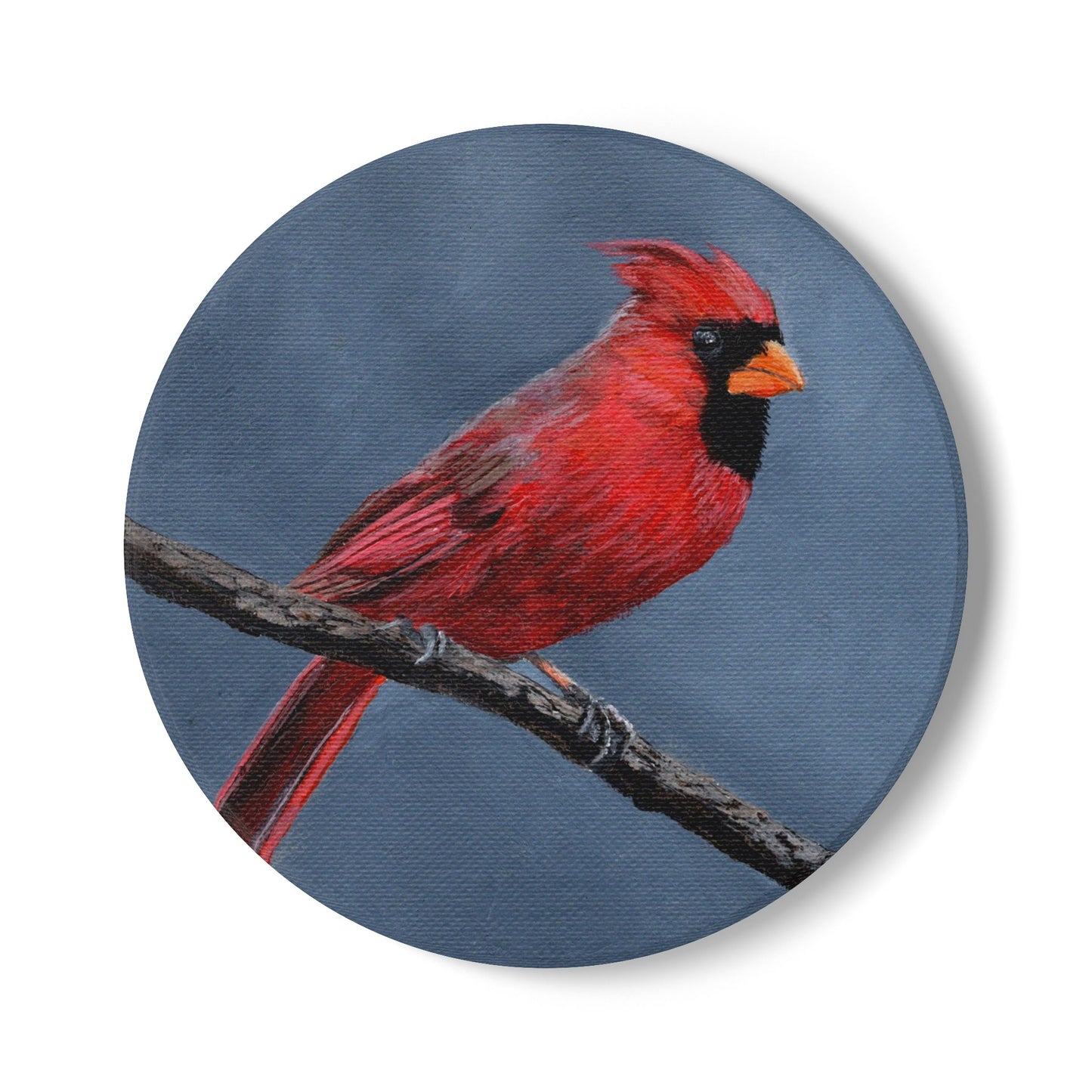 Cardinal Ceramic Coaster – Red Bird Nature Drink Coaster