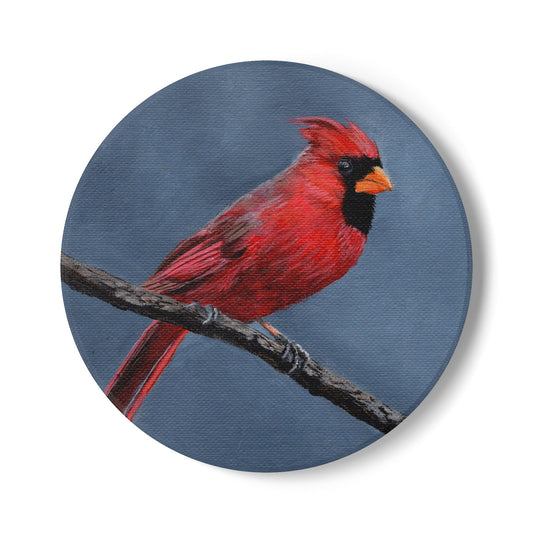 Cardinal Ceramic Coaster – Red Bird Nature Drink Coaster