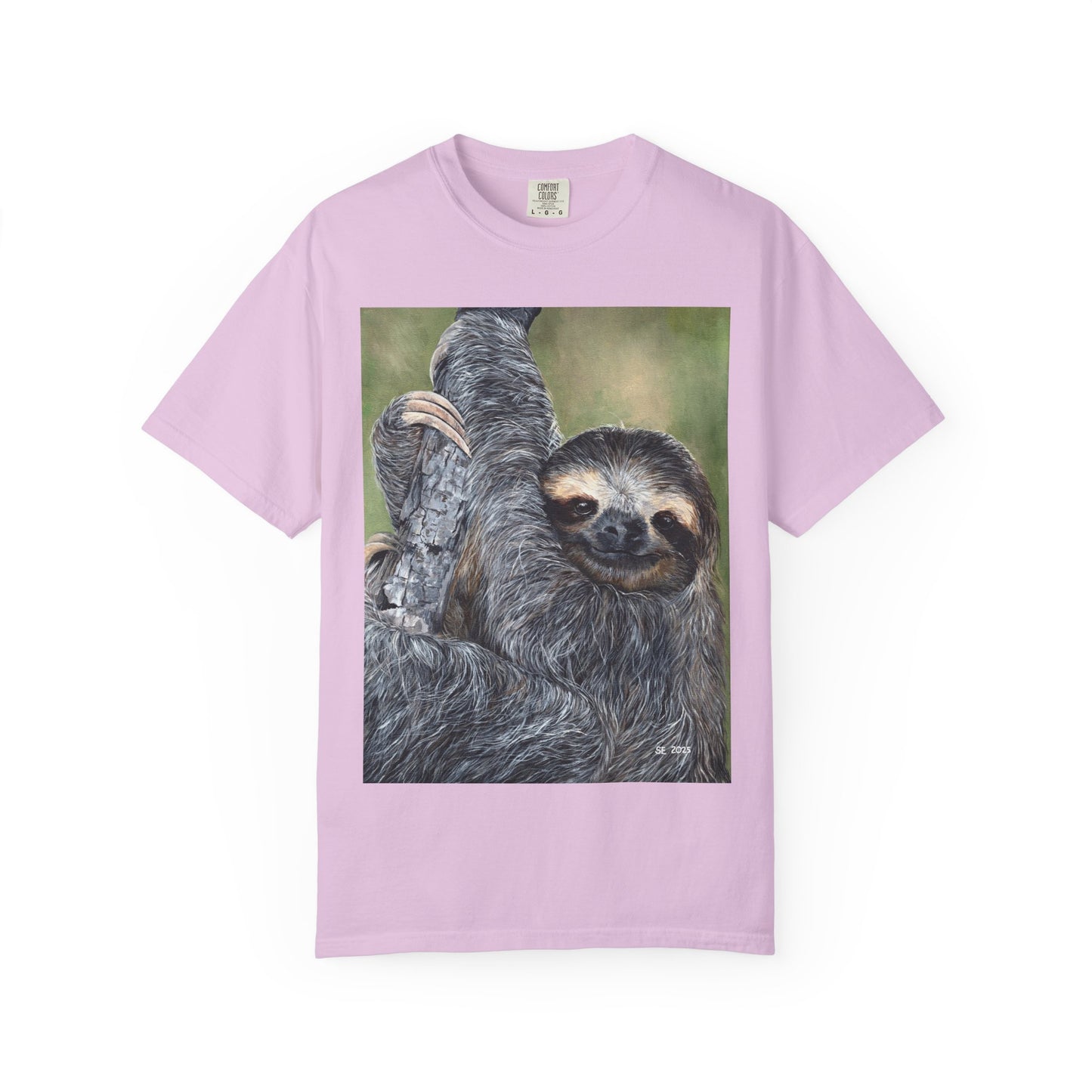 Unisex Garment-Dyed Sloth T-shirt