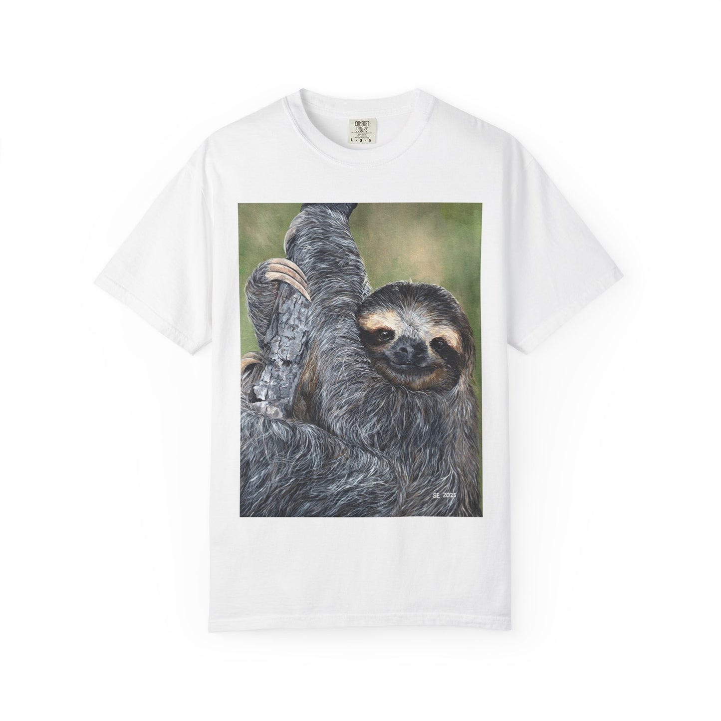 Unisex Garment-Dyed Sloth T-shirt