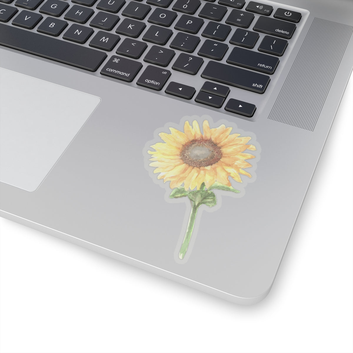 Watercolor Sunflower Kiss-Cut Stickers