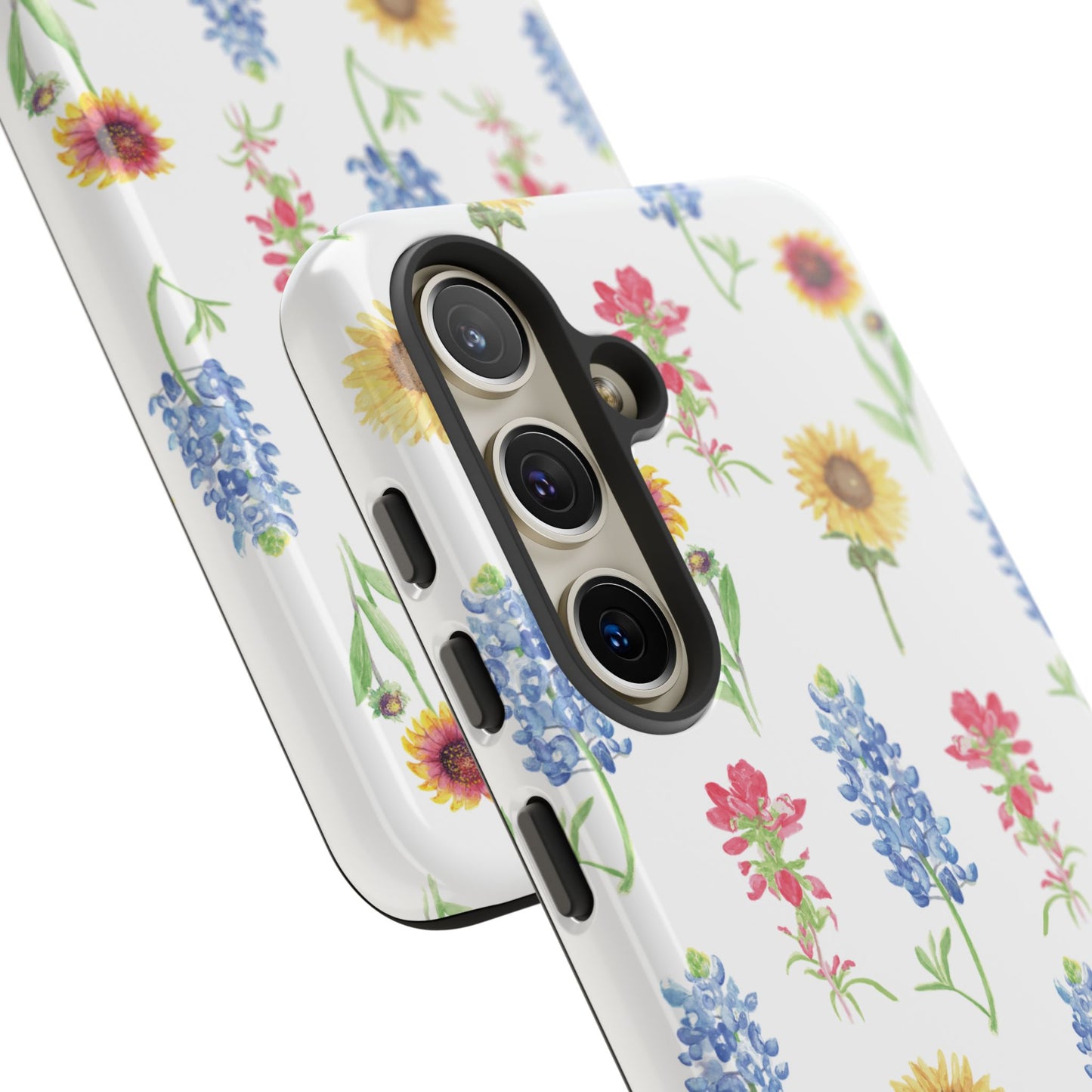 Texas Wildflower Pattern Tough Phone Cases