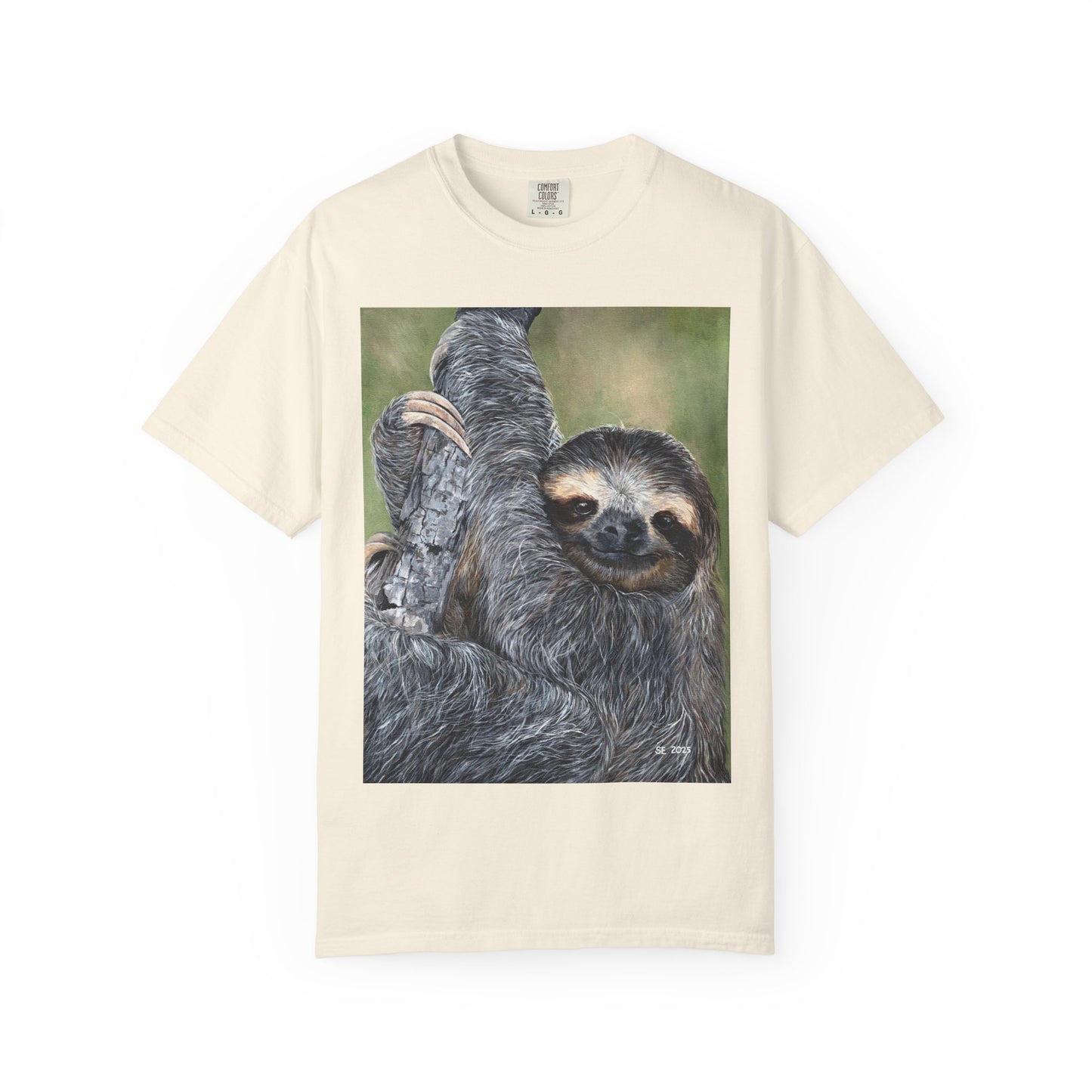 Unisex Garment-Dyed Sloth T-shirt