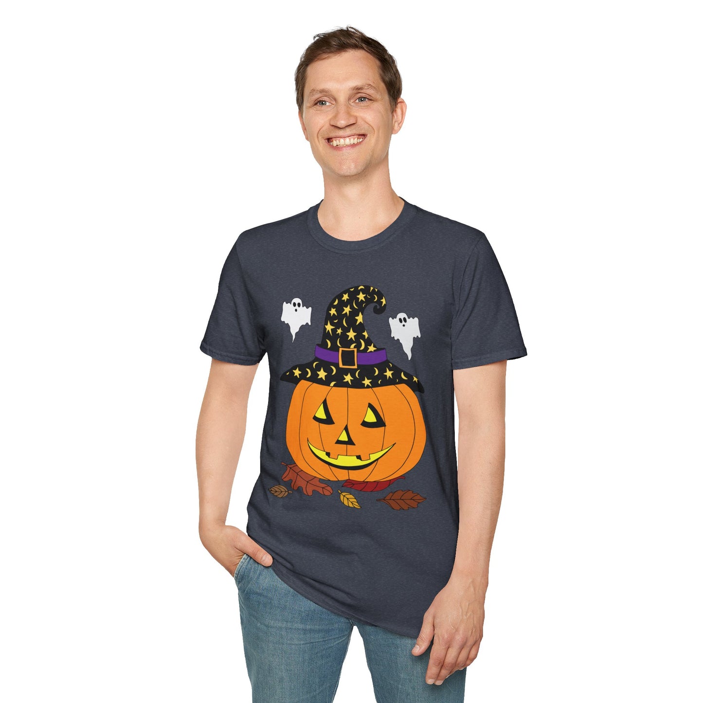 Halloween Jack O'Lantern Unisex Softstyle T-Shirt