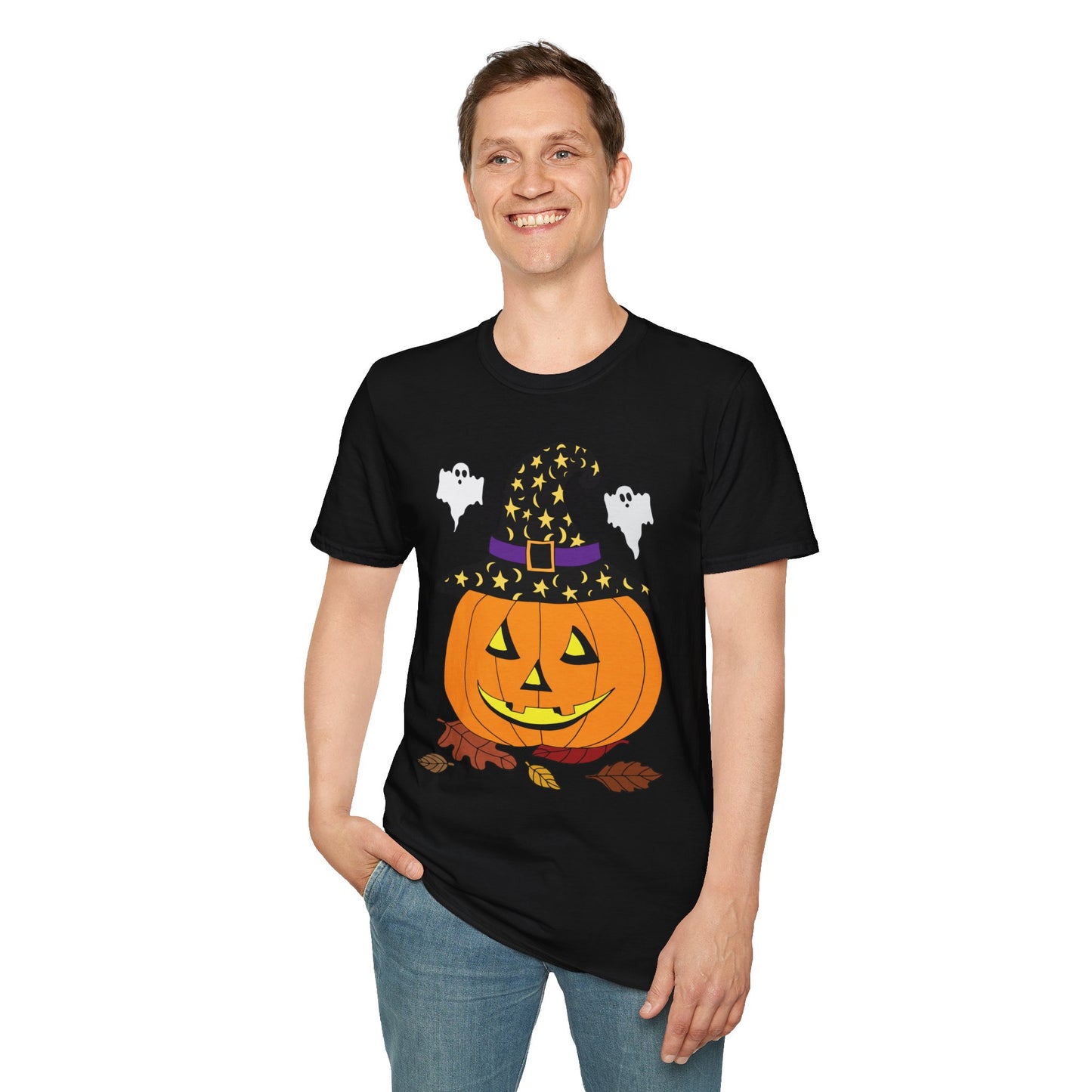 Halloween Jack O'Lantern Unisex Softstyle T-Shirt