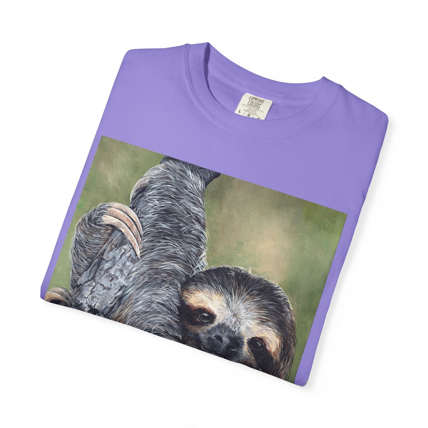 Unisex Garment-Dyed Sloth T-shirt