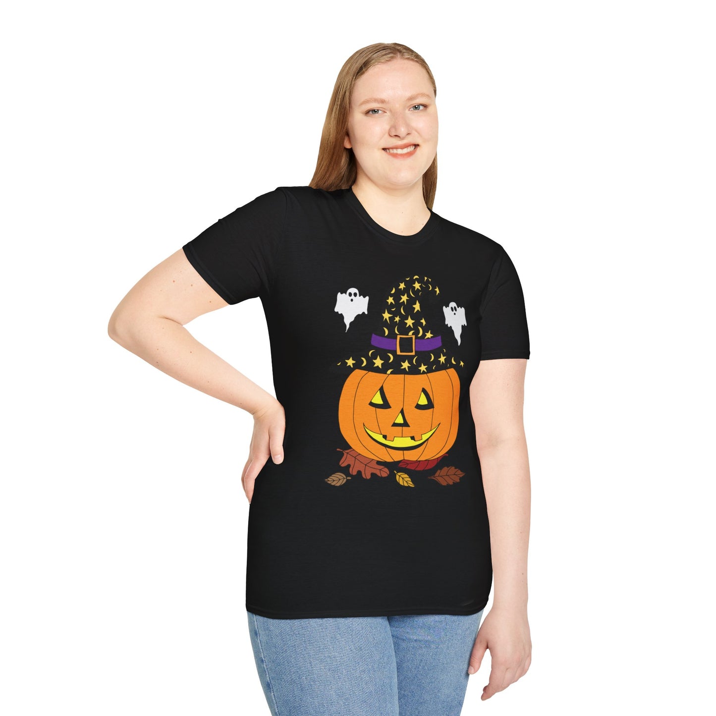 Halloween Jack O'Lantern Unisex Softstyle T-Shirt