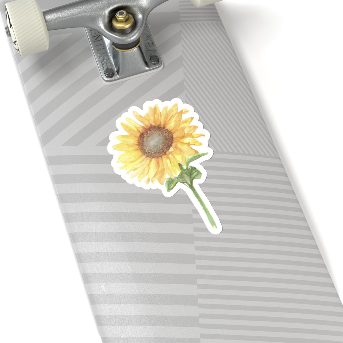 Watercolor Sunflower Kiss-Cut Stickers