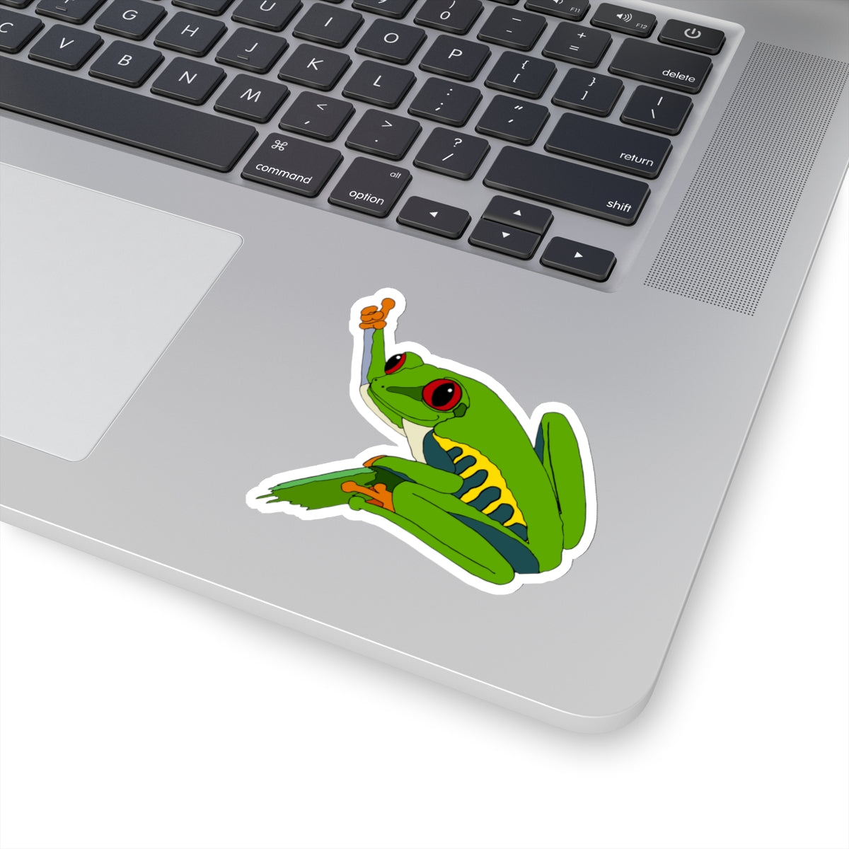 Red Eyed Tree Frog Thumbs Up Kiss-Cut Stickers