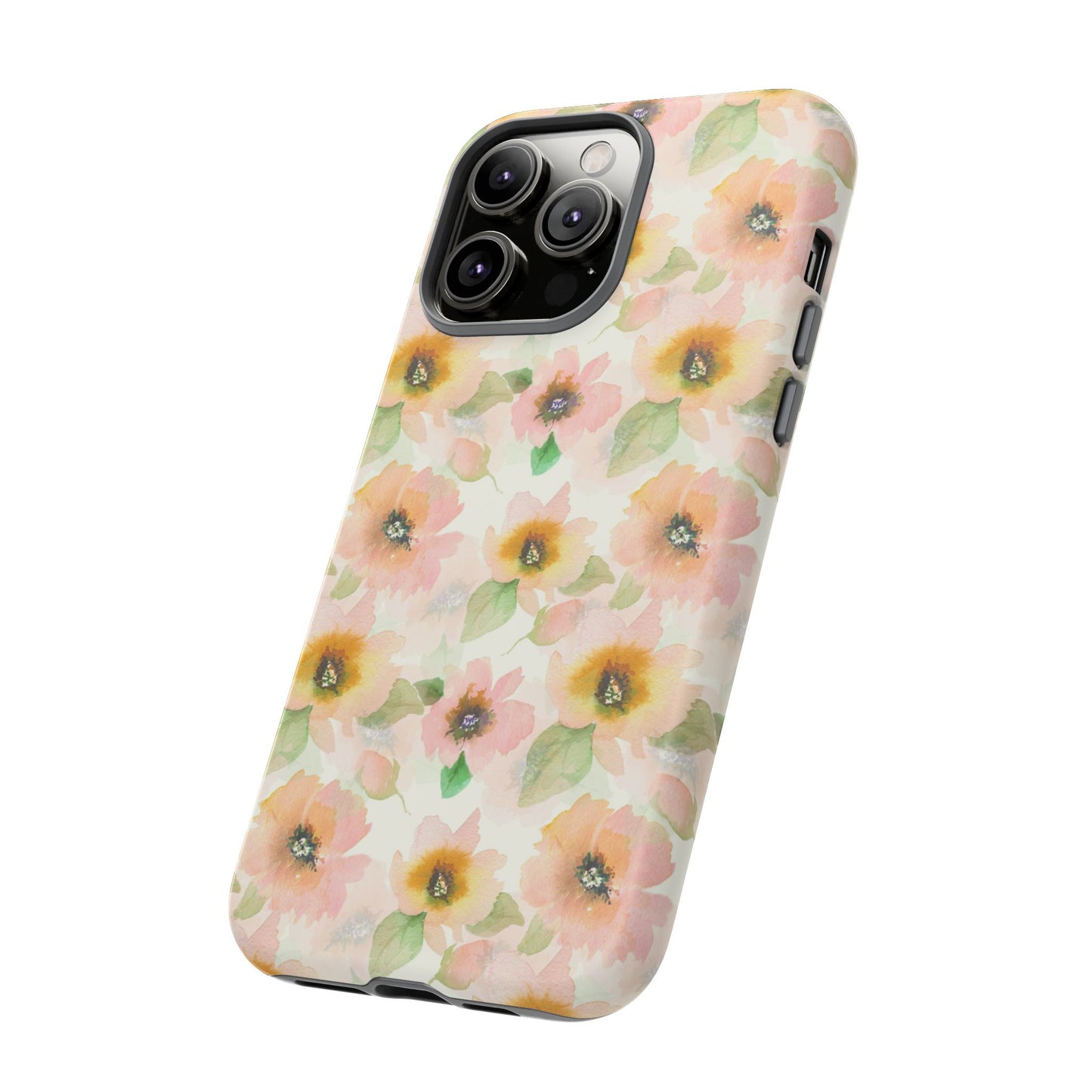 Soft Floral Pattern Tough Phone Cases