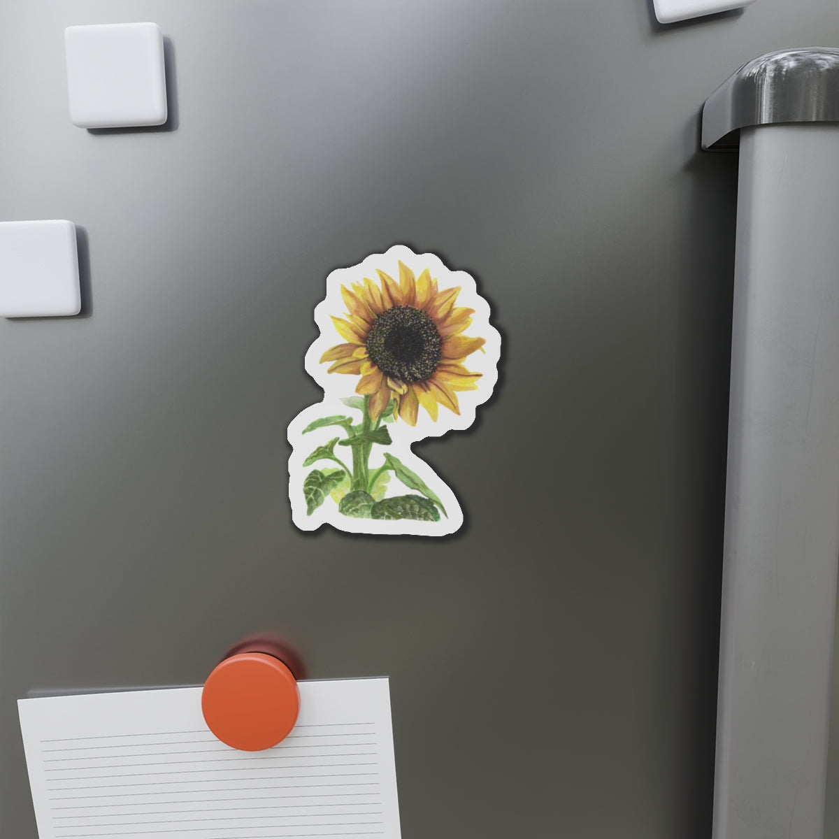 Sunflower Die-Cut Magnets