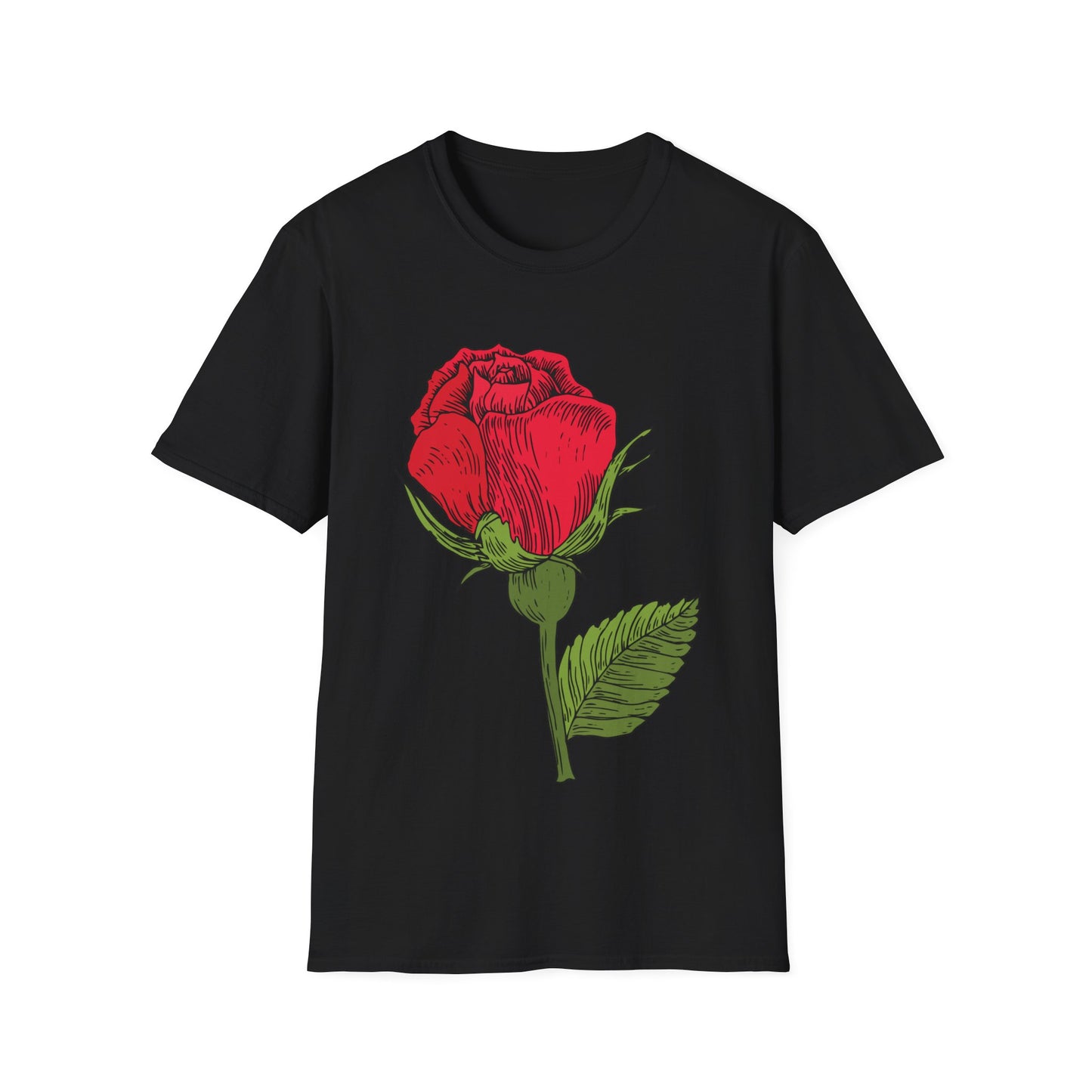 Rose Unisex Softstyle T-Shirt