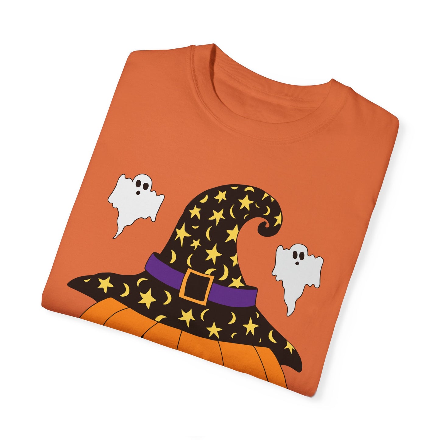 Halloween Jack O'Lantern Unisex Garment-Dyed T-shirt