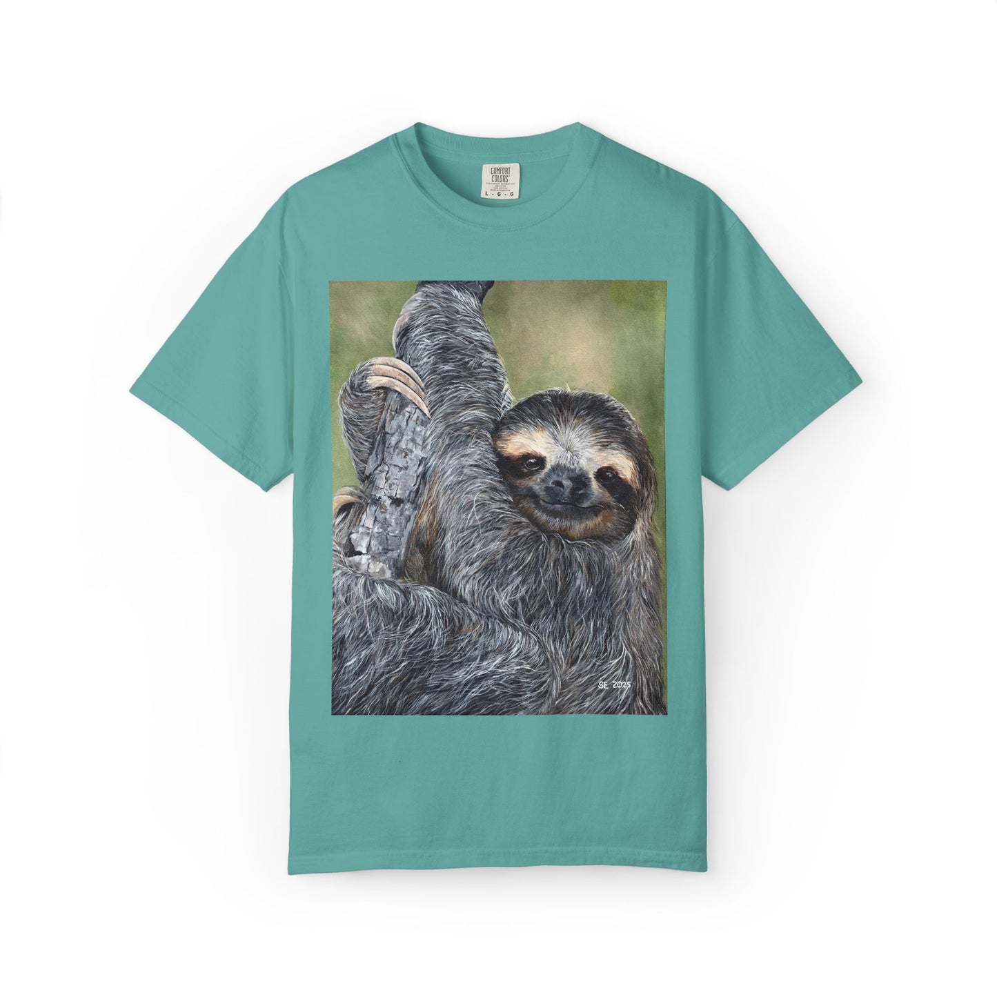 Unisex Garment-Dyed Sloth T-shirt