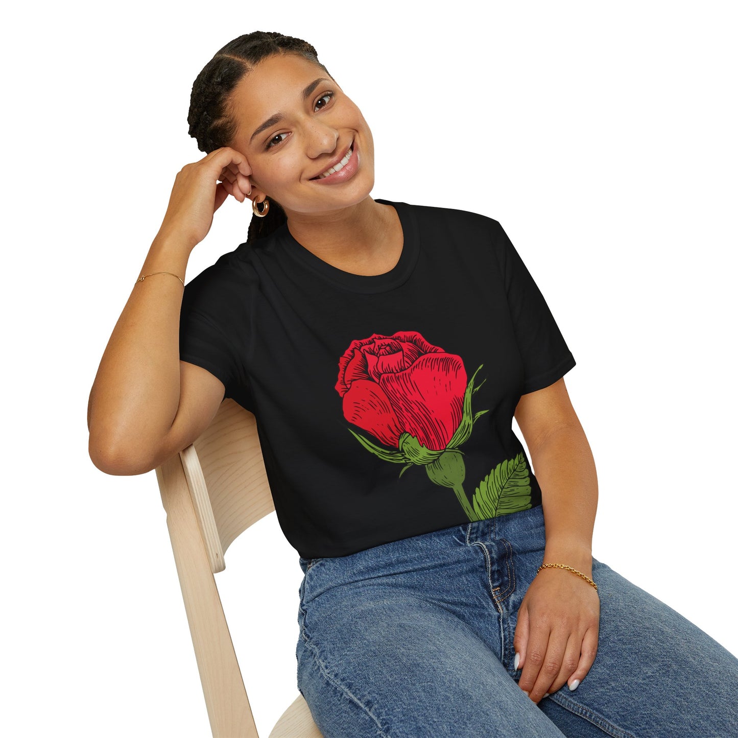 Rose Unisex Softstyle T-Shirt