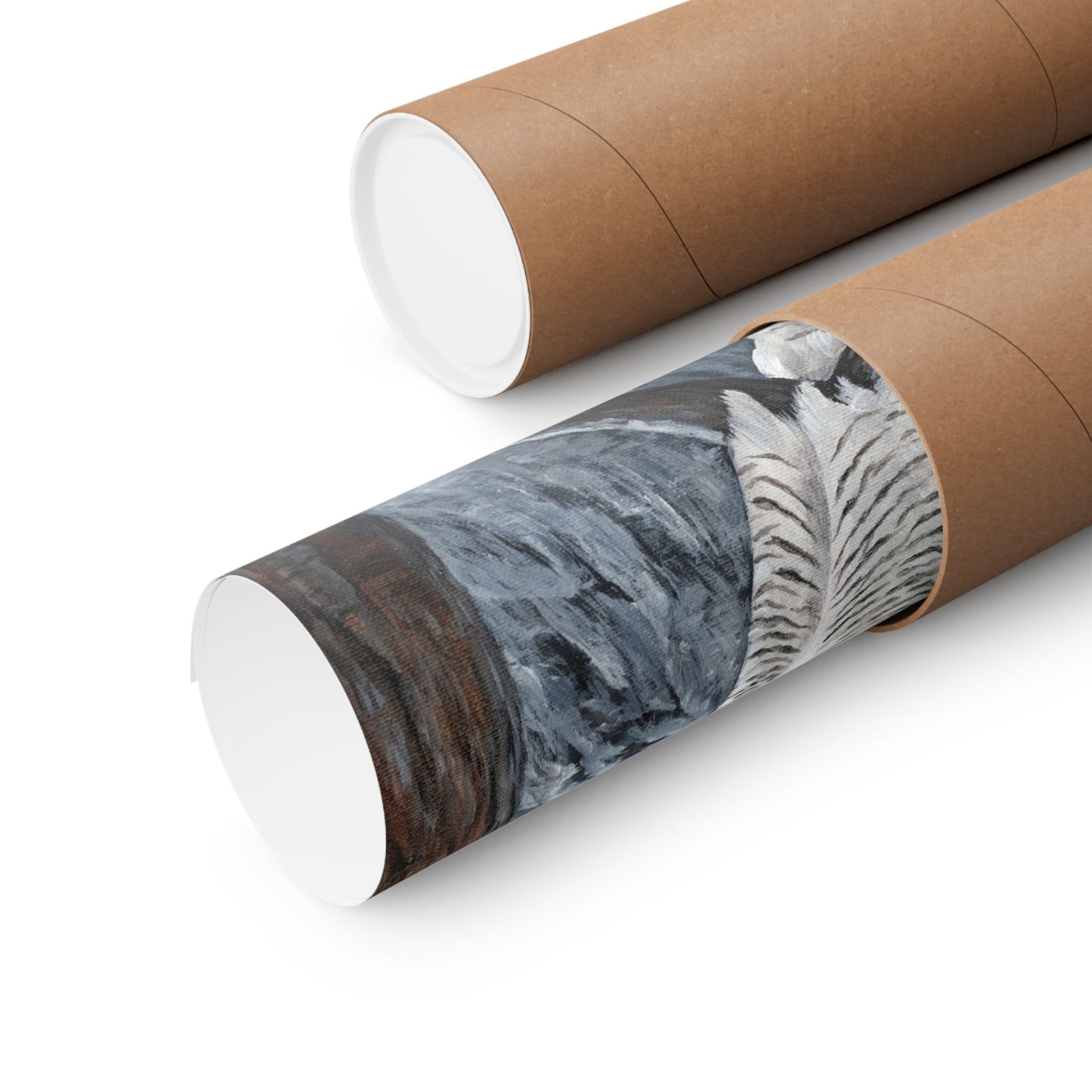 Snowy Owl Art Poster — Matte Vertical Wildlife Print