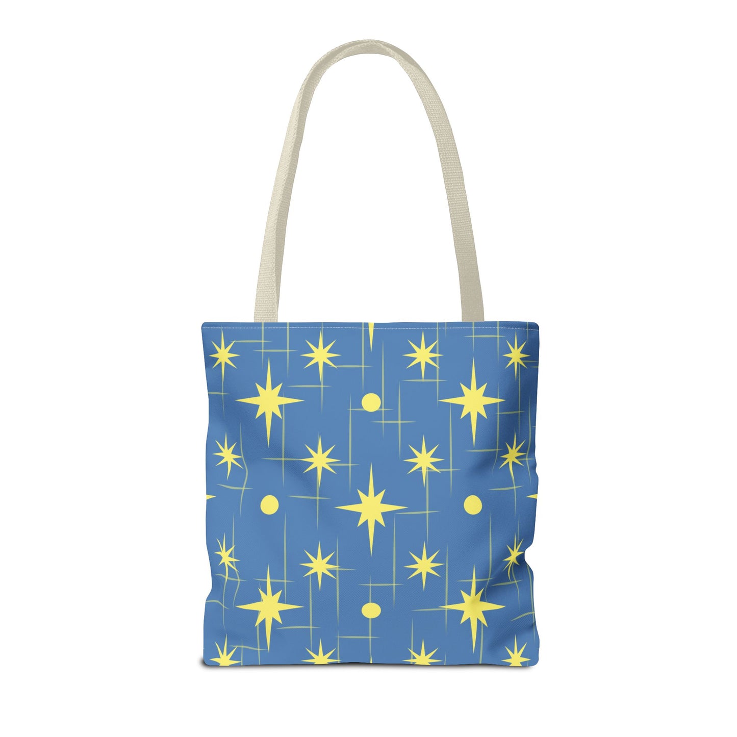 Reach for the Stars Tote Bag — Inspirational Star Pattern All-Over Print