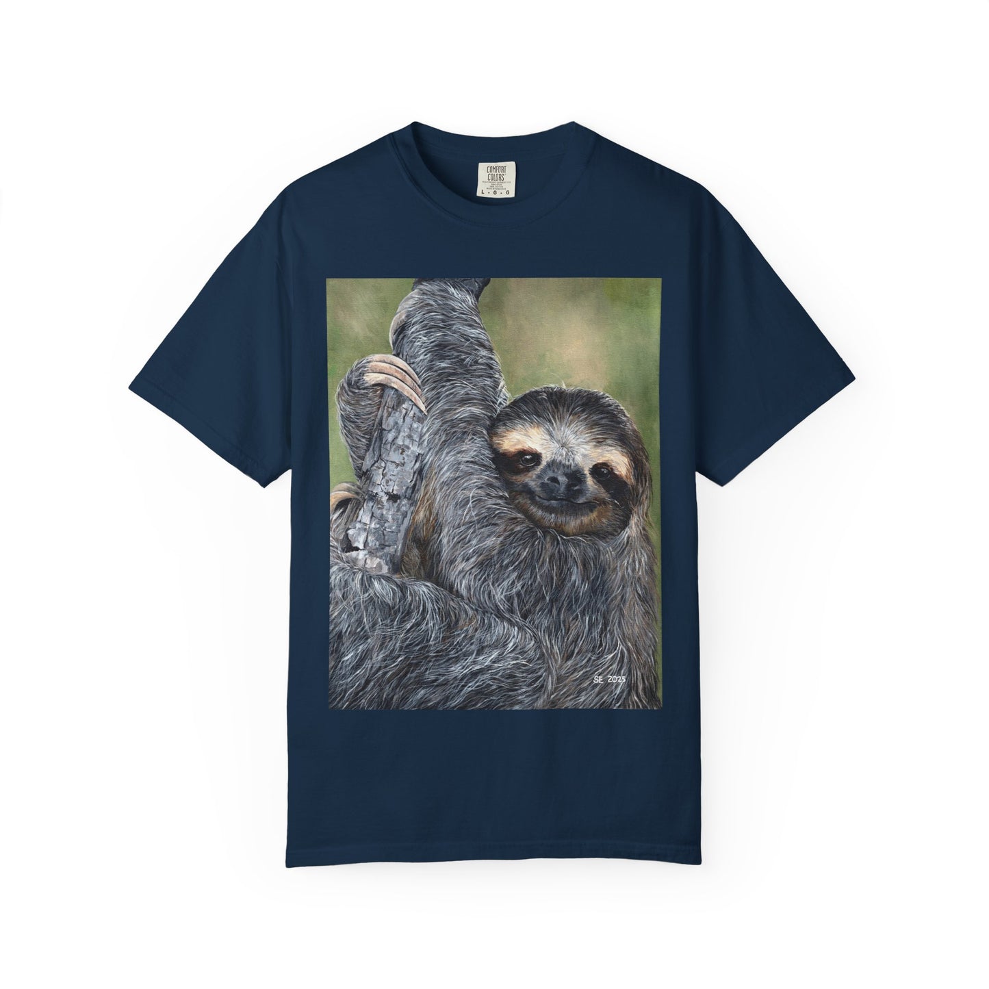 Unisex Garment-Dyed Sloth T-shirt
