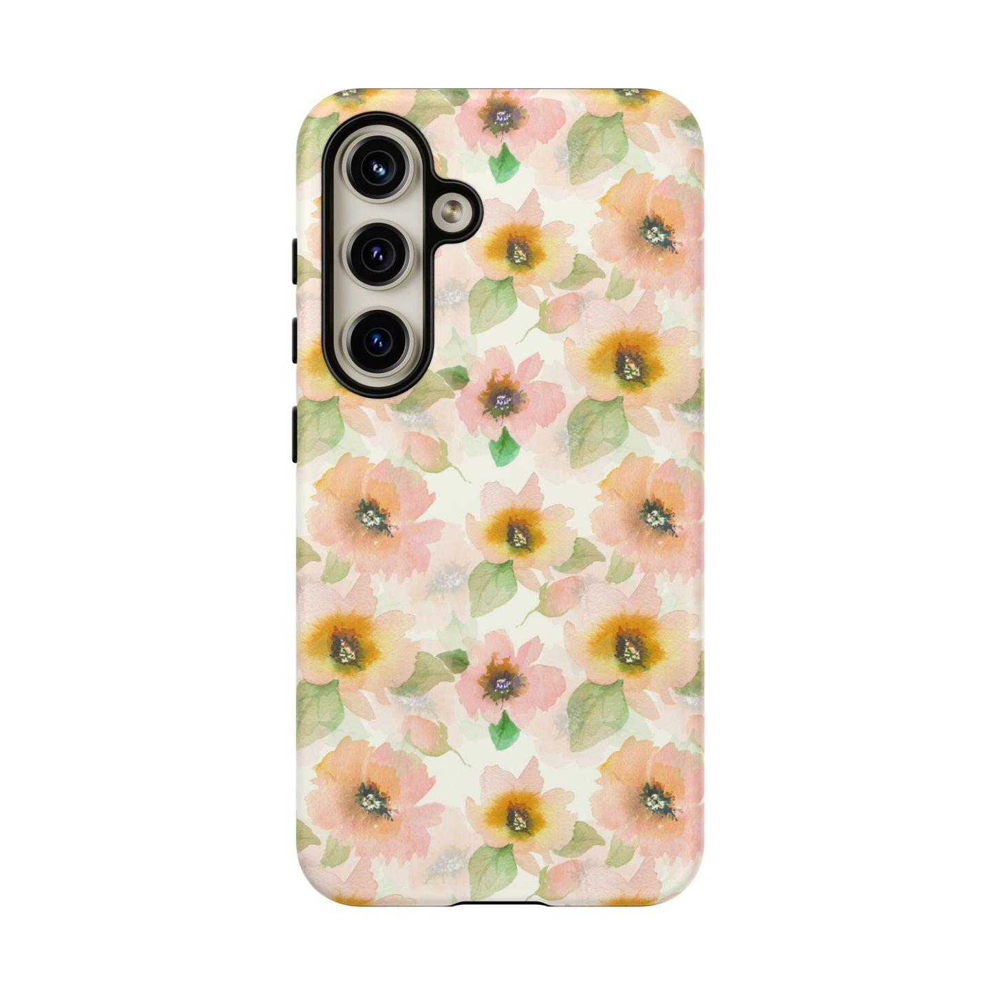 Soft Floral Pattern Tough Phone Cases