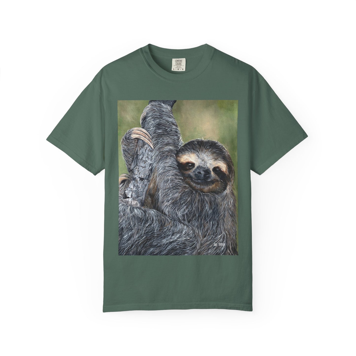 Unisex Garment-Dyed Sloth T-shirt