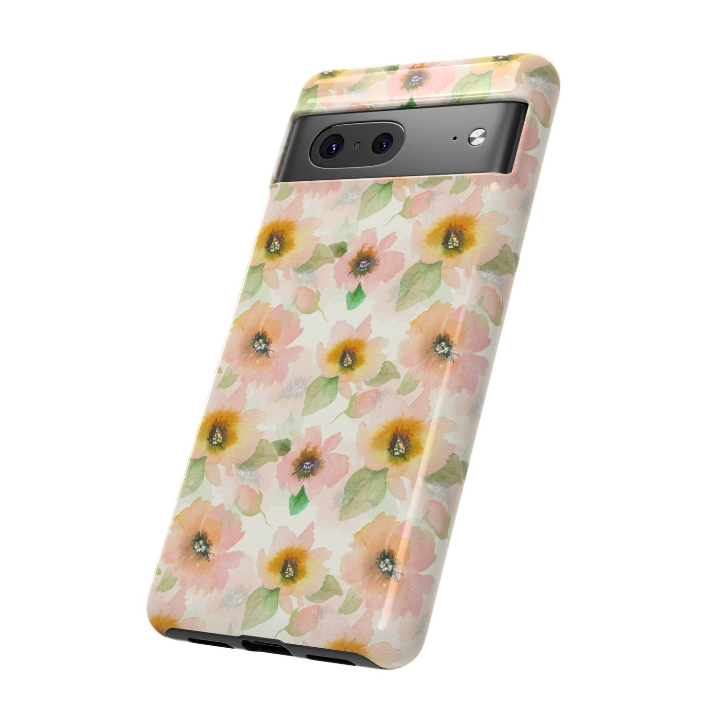 Soft Floral Pattern Tough Phone Cases