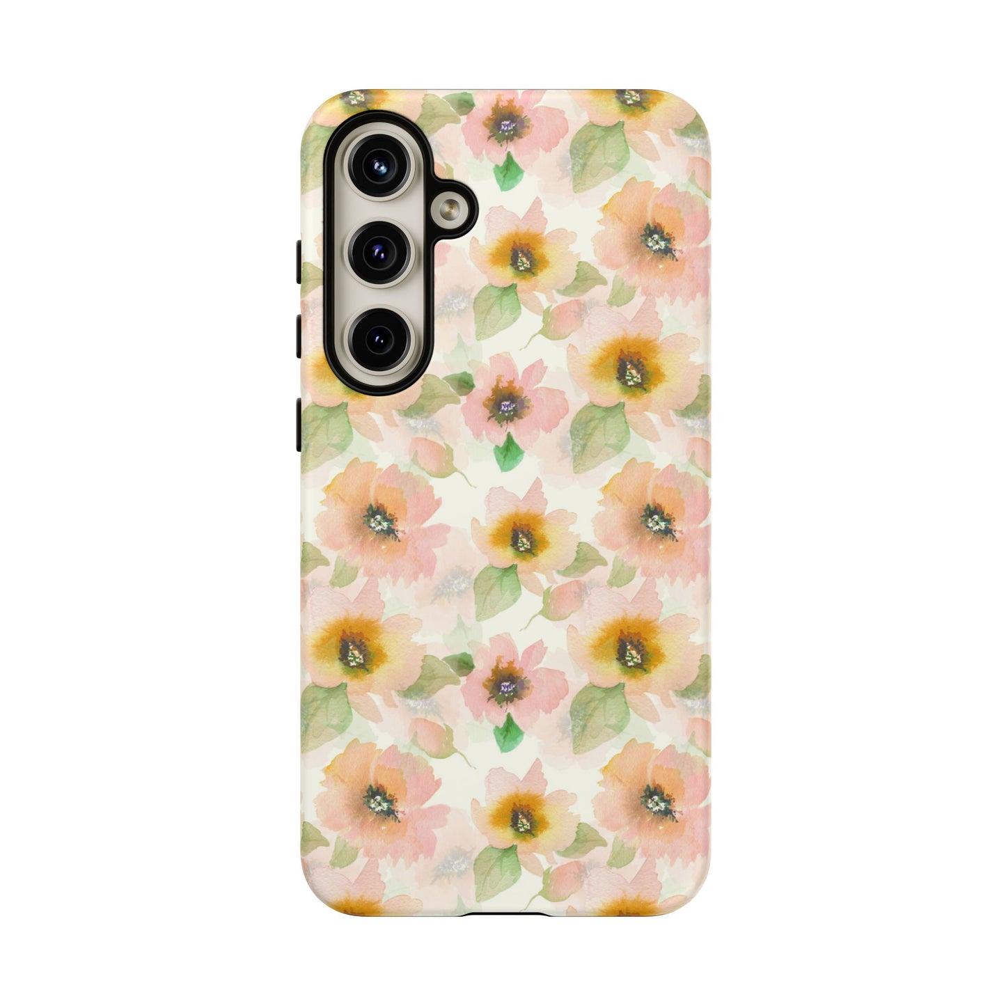 Soft Floral Pattern Tough Phone Cases