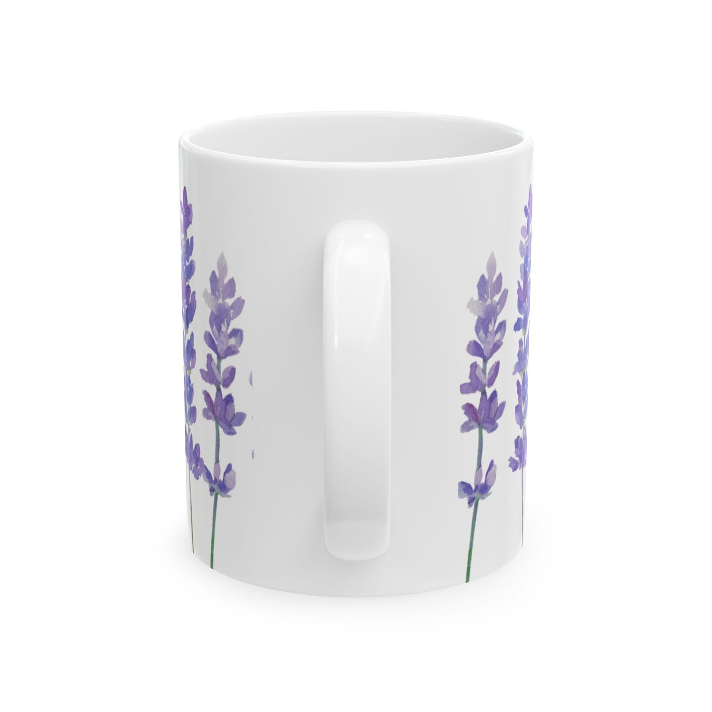 Lavender Flowers Ceramic Mug 11oz