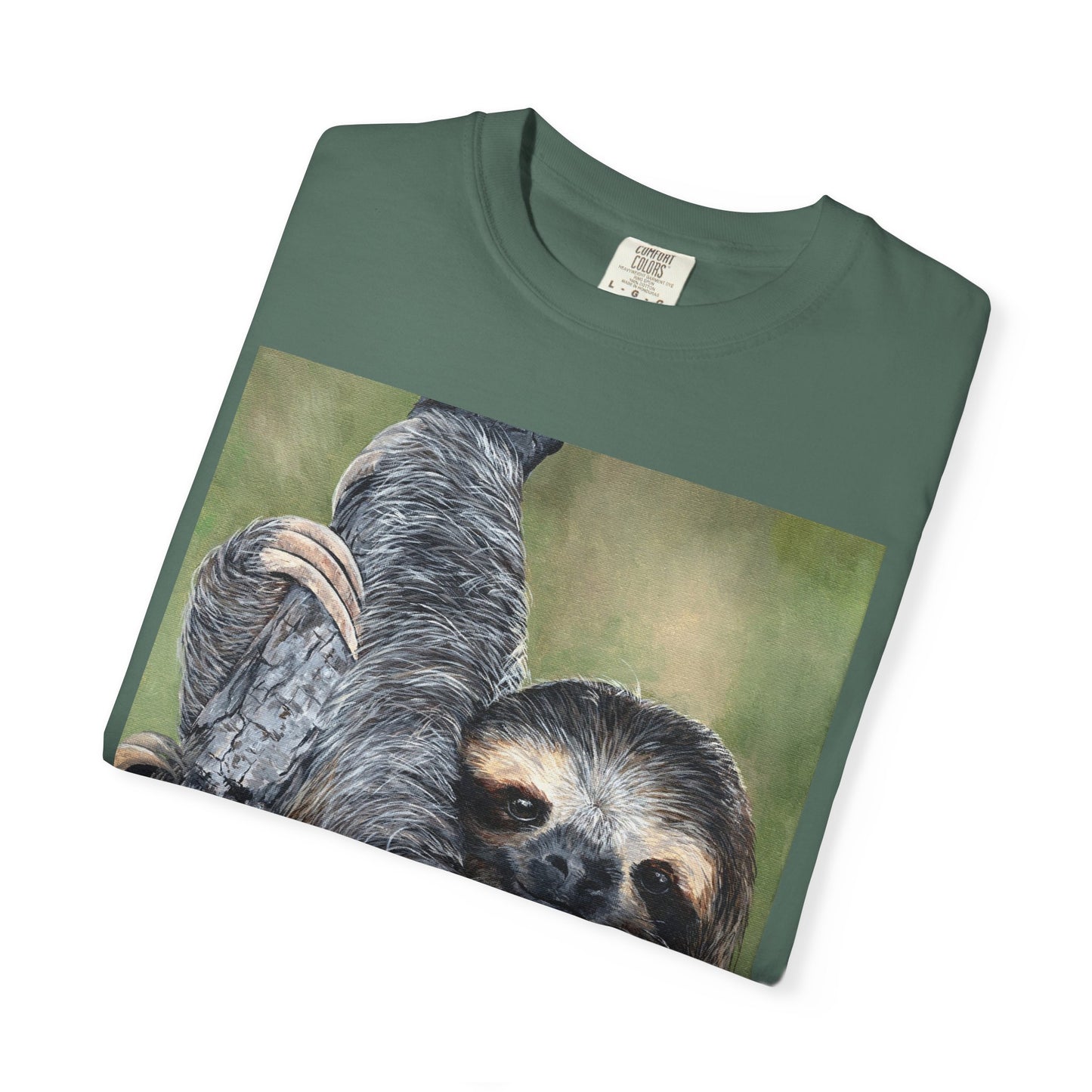 Unisex Garment-Dyed Sloth T-shirt