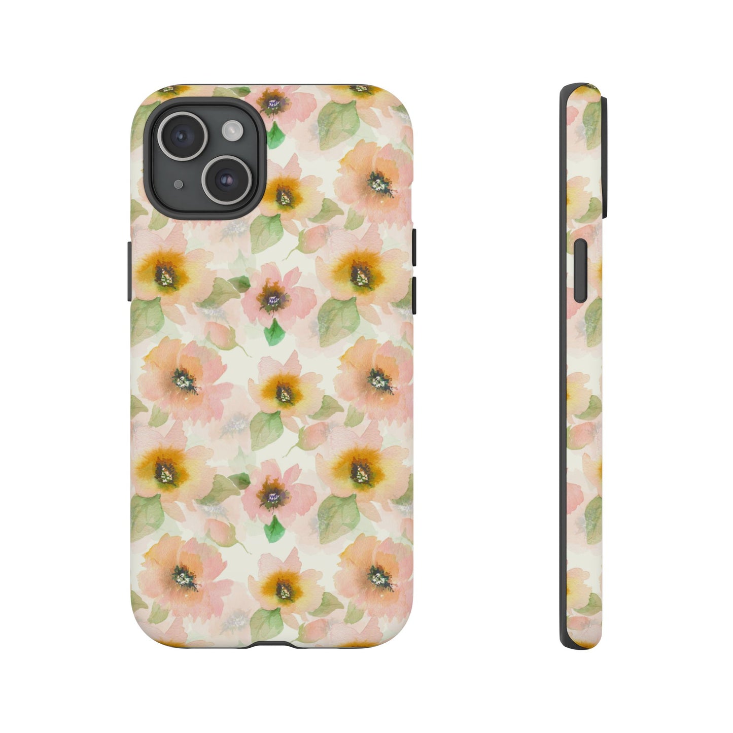 Soft Floral Pattern Tough Phone Cases