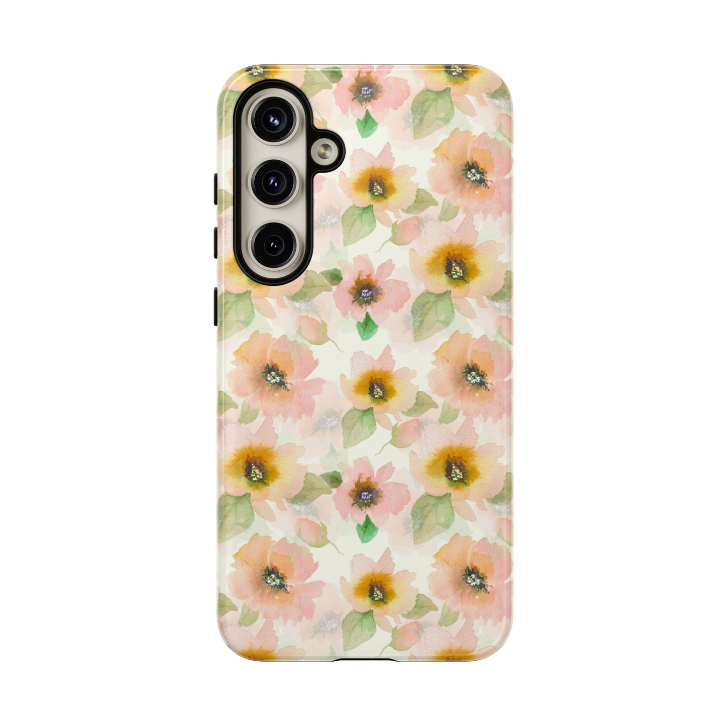 Soft Floral Pattern Tough Phone Cases