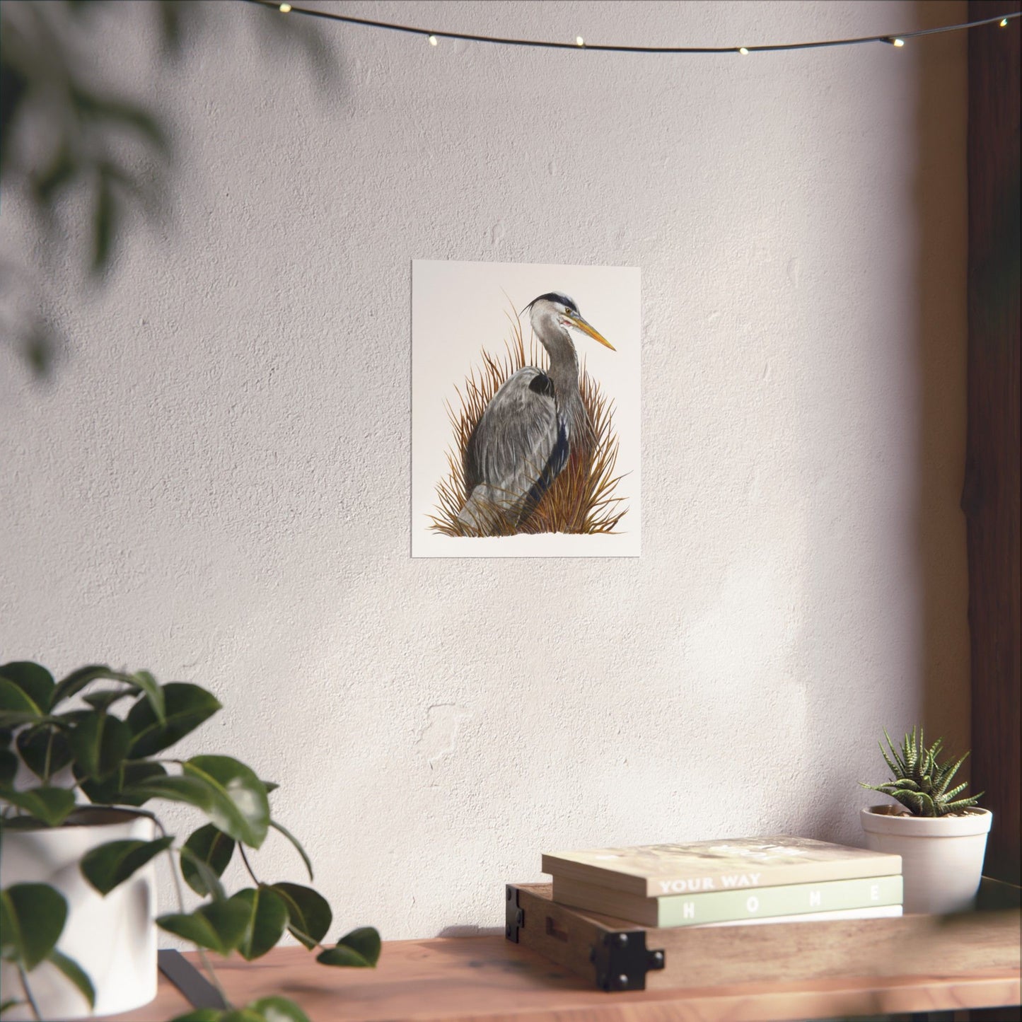 Great Blue Heron Matte Vertical Posters