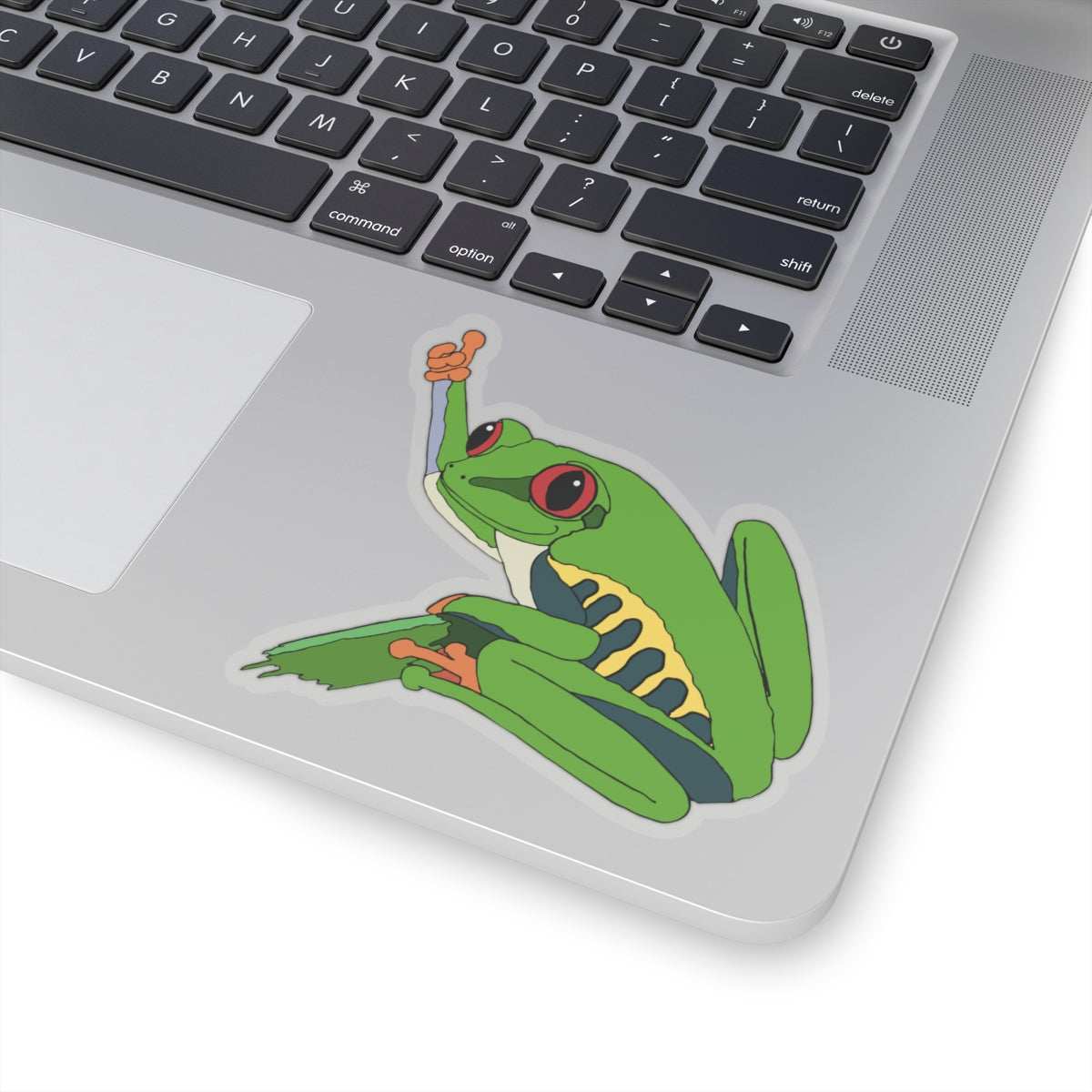 Red Eyed Tree Frog Thumbs Up Kiss-Cut Stickers