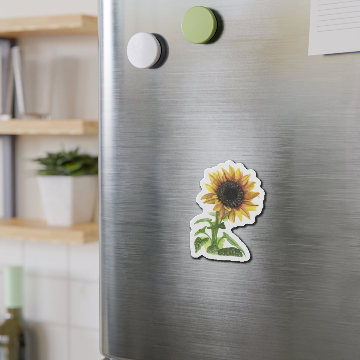 Sunflower Die-Cut Magnets