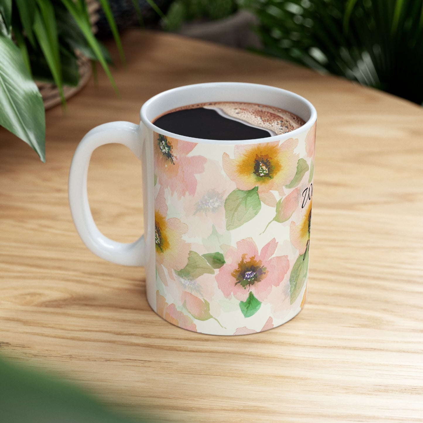 World's Best Mom Floral Ceramic Mug — Mother's Day Gift (11oz & 15oz)